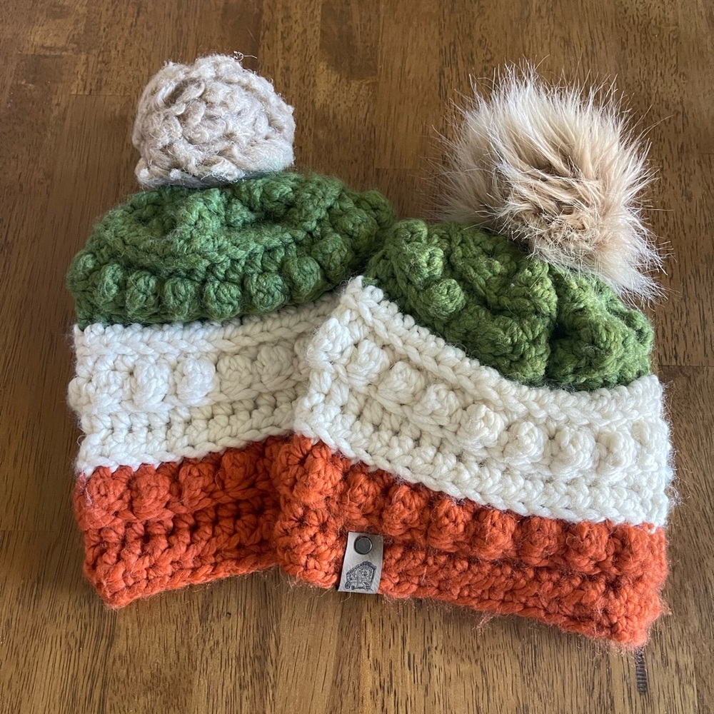 Kids winter hat - Irish Colors